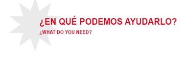 en que podemos ayudarlo