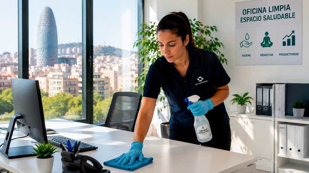 limpieza de oficinas durante las olas de calor en barcelona