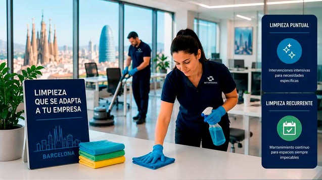 Servicio de limpiezas puntuales o recurrentes en barcelona